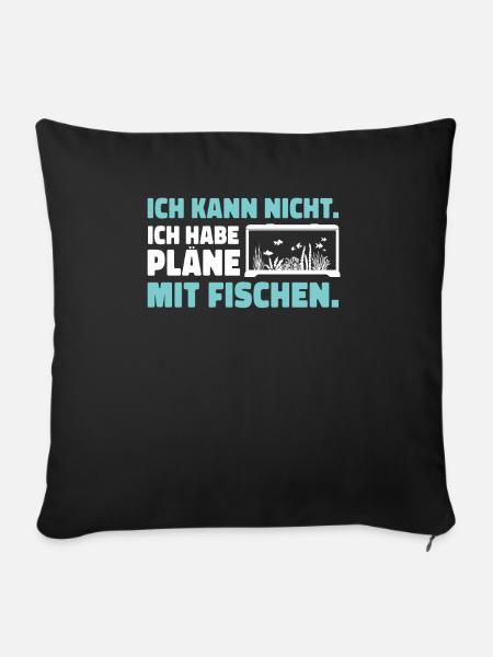 Aquarium - Sofakissenbezug 45 x 45 cm - Schwarz