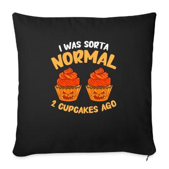 Boulanger Halloween Cadeaux Confiseur - Housse de coussin décorative 45 x 45 cm - noir - Devant