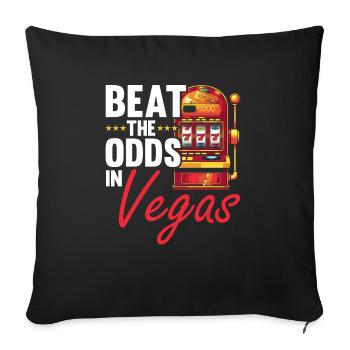 Bundesstaat Las Vegas, Nevada, USA, Amerika, Vereinigte Staaten - Sofakissenbezug 45 x 45 cm - Schwarz - Vorne