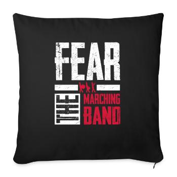 Fear The Marching Band Season Senior - Sofa pillowcase 17,3'' x 17,3'' (45 x 45 cm) - black - Front