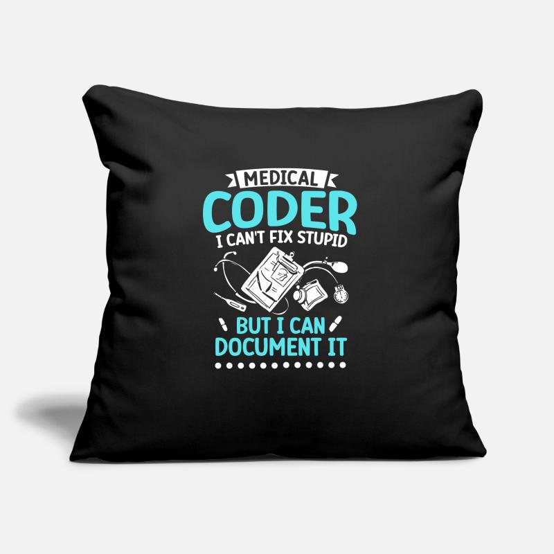 Medical Coder Coding Specialist Sofa pillowcase 17,3'' x 17,3'' (45 x 45 cm)
