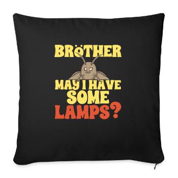 Moths Insect Collector Entomologist - Sofa pillowcase 17,3'' x 17,3'' (45 x 45 cm) - black - Front