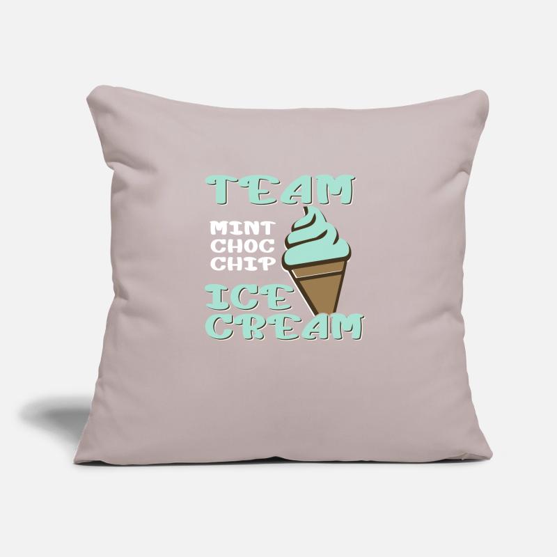 Team Mint Choc Eiswaffel Eiscreme Eis Sofakissenbezug 45 x 45 cm