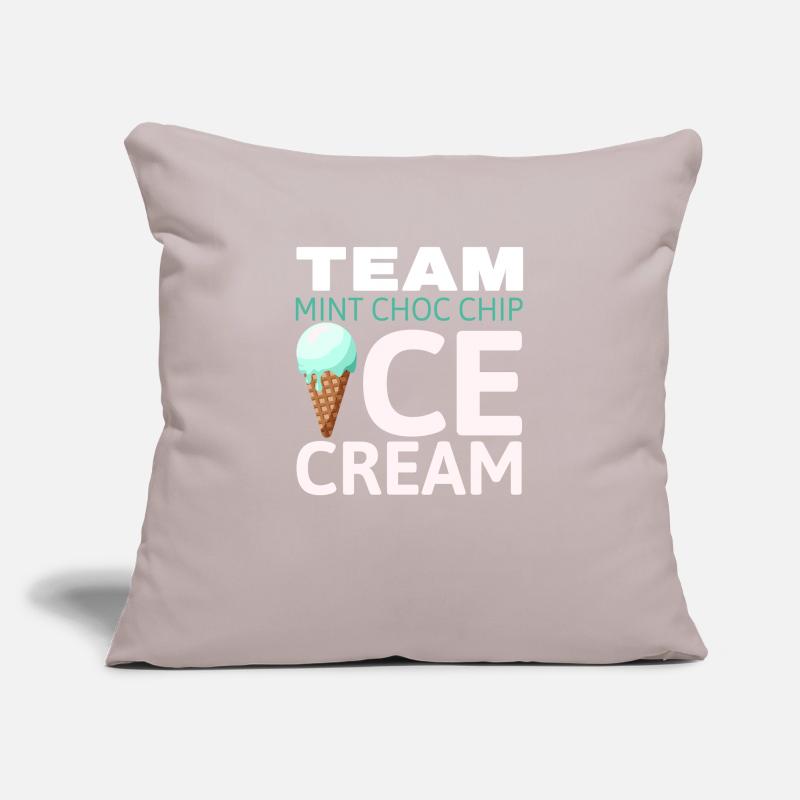 Team Mint Choc Eiswaffel Eiscreme Eis Sofakissenbezug 45 x 45 cm