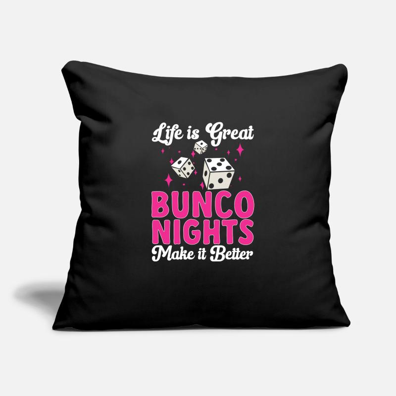 Bunco Dice Game Sofa pillowcase 17,3'' x 17,3'' (45 x 45 cm)