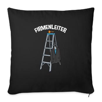 Führungskraft Vorgesetzter Firmenleiter - Sofakissenbezug 45 x 45 cm - Schwarz - Vorne
