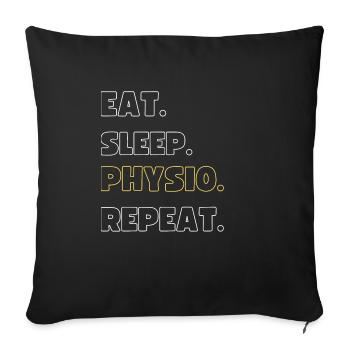 Physio - Sofa pillowcase 17,3'' x 17,3'' (45 x 45 cm) - black - Front
