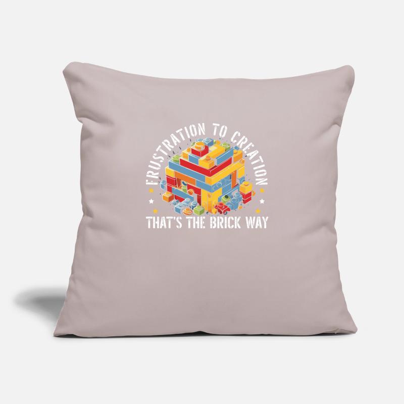 Master Builder Bricks Blöcke Spielbausteine Sofakissenbezug 45 x 45 cm