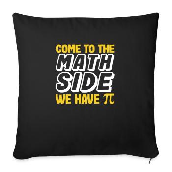 Allez sur la page des maths, nous avons Pi Tag Geek - Housse de coussin décorative 45 x 45 cm - noir - Devant