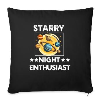 Astrophotography Astrophotographer Astronomy - Sofa pillowcase 17,3'' x 17,3'' (45 x 45 cm) - black - Front