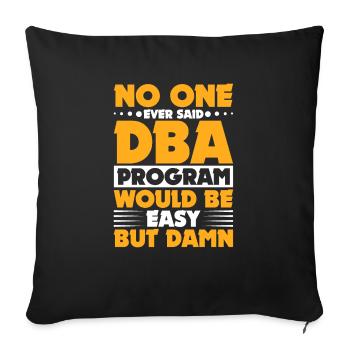 Director of Business Administration Profession - Sofa pillowcase 17,3'' x 17,3'' (45 x 45 cm) - black - Front