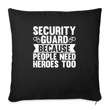 Security Clothing Security Accessories - Sofa pillowcase 17,3'' x 17,3'' (45 x 45 cm) - black - Front