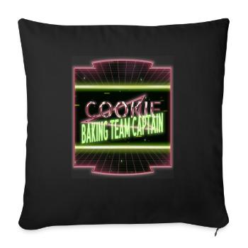 Délicieux Chef Pâtissier Plage Geek Mignon Maladroit - Housse de coussin décorative 45 x 45 cm - noir - Devant