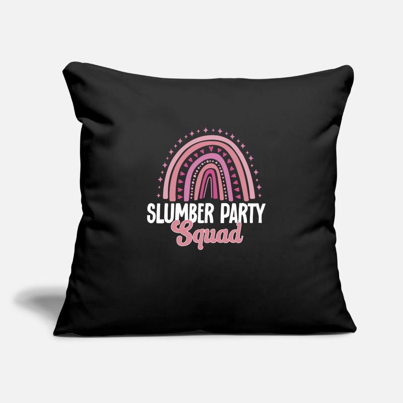 Soirée pyjama pyjama soirée pyjama Housse de coussin décorative 45 x 45 cm