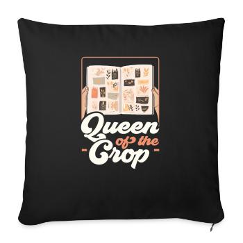 Scrapbooking Scrapbook Paper Crafting Scrapbooker - Sofa pillowcase 17,3'' x 17,3'' (45 x 45 cm) - black - Front