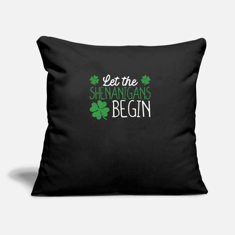 Let the Shenanigans begin Saint Patrick's Sofa pillowcase 17,3'' x 17,3'' (45 x 45 cm)