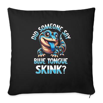 Lizard Collector Reptile Lover - Sofa pillowcase 17,3'' x 17,3'' (45 x 45 cm) - black - Front