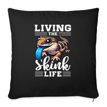 Lizard Collector Reptile Lover - Sofa pillowcase 17,3'' x 17,3'' (45 x 45 cm) - black - Front