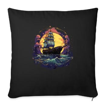 Sea Shanty Design Für Lieben Beim Singen Von - Sofakissenbezug 45 x 45 cm - Schwarz - Vorne