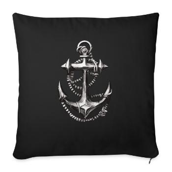 Sea Shanty Design For Loved Ones While Singing - Sofa pillowcase 17,3'' x 17,3'' (45 x 45 cm) - black - Front