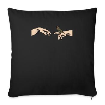 Étourneau sansonnet de l’année Étourneau sansonnet sansonnet - Housse de coussin décorative 45 x 45 cm - noir - Devant