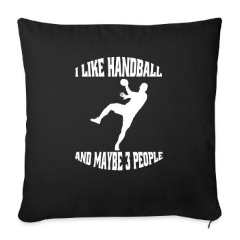 Handball Handball Player Handball Team Handball Fan - Sofa pillowcase 17,3'' x 17,3'' (45 x 45 cm) - black - Front