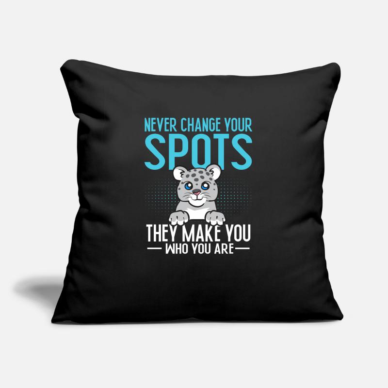 Snow leopard Sofa pillowcase 17,3'' x 17,3'' (45 x 45 cm)