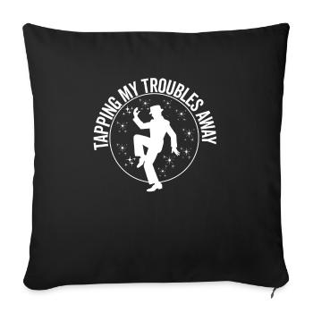 Tap Dance Teacher Appreciation For Women Girls - Sofa pillowcase 17,3'' x 17,3'' (45 x 45 cm) - black - Front