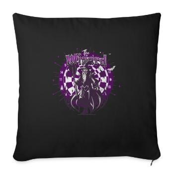 Darts The Wizard - Sofa pillowcase 17,3'' x 17,3'' (45 x 45 cm) - black - Front