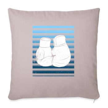 Kickboxen Kickboxer Kickboxing - Housse de coussin décorative 45 x 45 cm - taupe clair - Devant