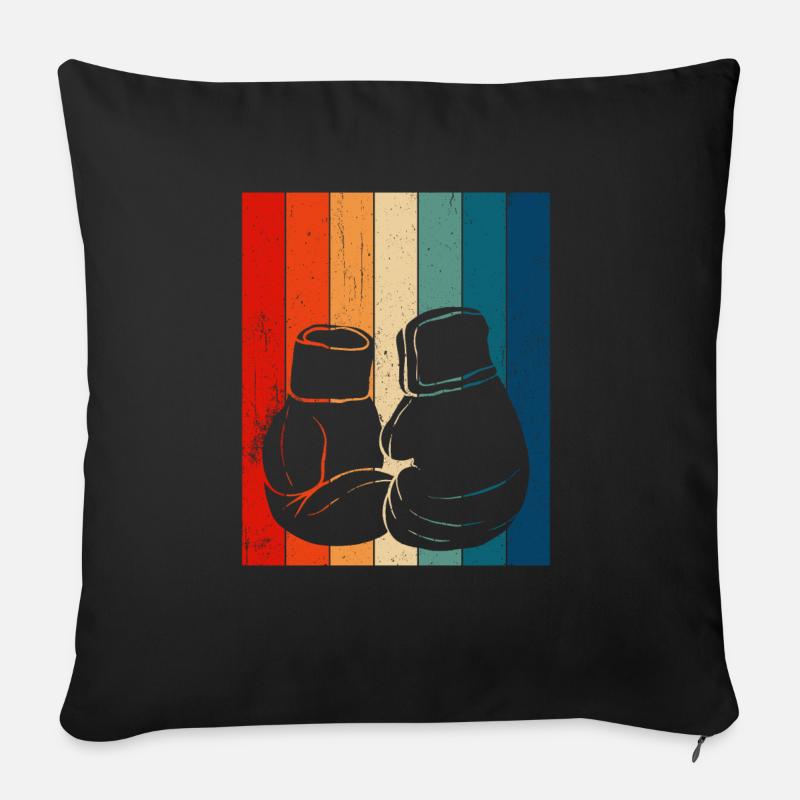 Kickboxen Kickboxer Kickboxing - Sofakissenbezug 45 x 45 cm - Schwarz