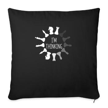 I think that the board game "Funny Chess - Sofa pillowcase 17,3'' x 17,3'' (45 x 45 cm) - black - Front