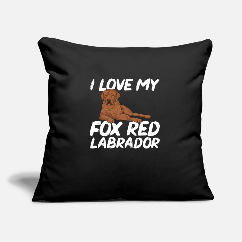 Foxred Labrador Fox Red Labrador Retriever Sofa pillowcase 17,3'' x 17,3'' (45 x 45 cm)