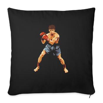 Muay Thai Boxing Martial Arts Martial Artist MMA - Sofa pillowcase 17,3'' x 17,3'' (45 x 45 cm) - black - Front