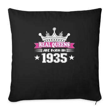 89 Year Old Birthday 1935 Birthday Gift - Sofa pillowcase 17,3'' x 17,3'' (45 x 45 cm) - black - Front