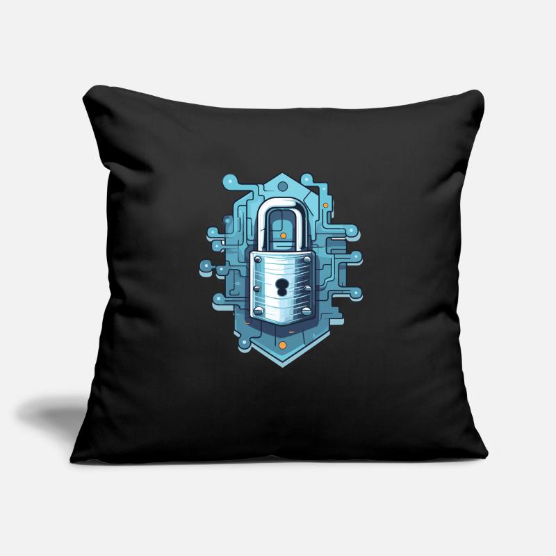 Cybersecurity Art Hacking Lover Computer Nerd Sofa pillowcase 17,3'' x 17,3'' (45 x 45 cm)