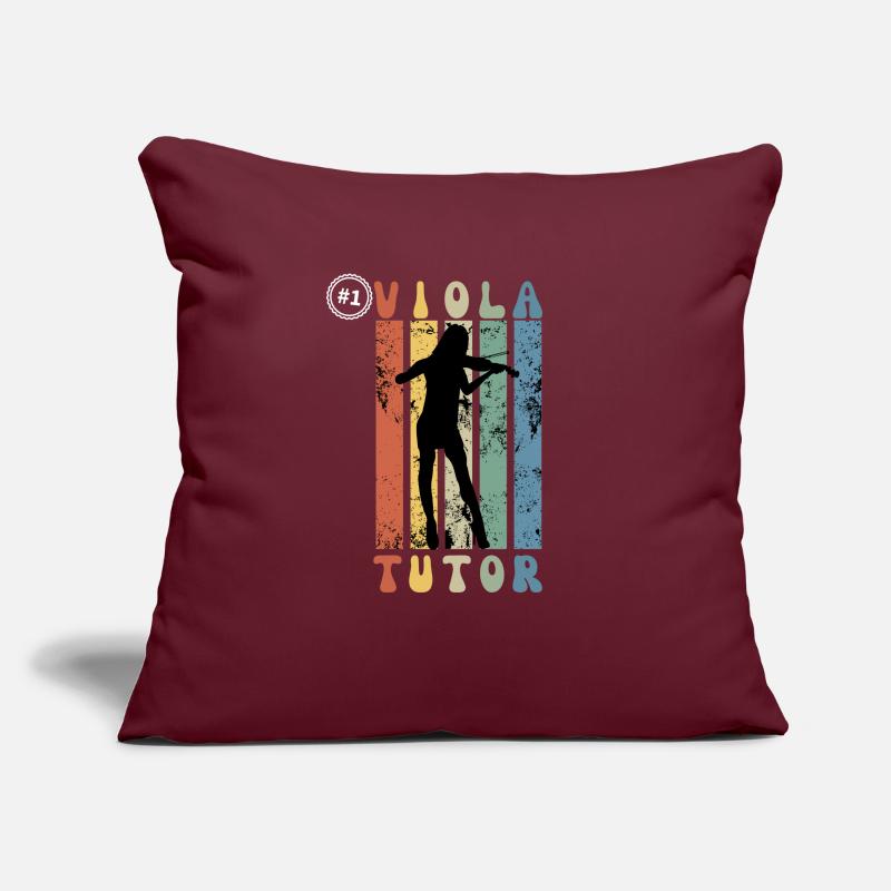 Number One Viola Tutor - Gift Idea For Viola Teach Sofa pillowcase 17,3'' x 17,3'' (45 x 45 cm)