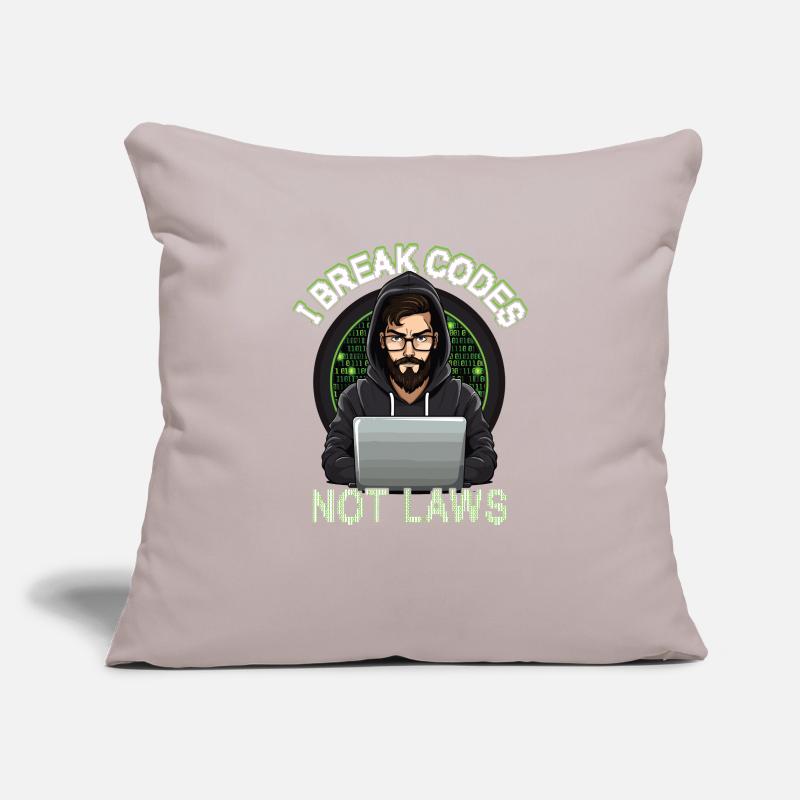Cybersecurity Art Hacking Lover Computer Nerd Sofa pillowcase 17,3'' x 17,3'' (45 x 45 cm)