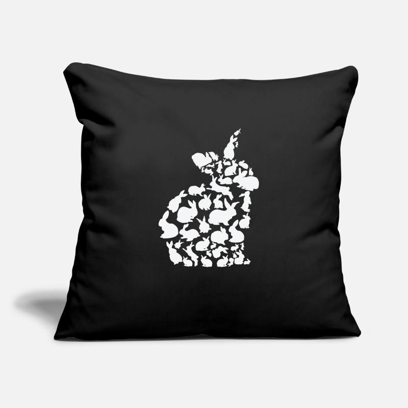 Rabbit Pet Animal Rabbit Rabbit Silhouette Sofa pillowcase 17,3'' x 17,3'' (45 x 45 cm)