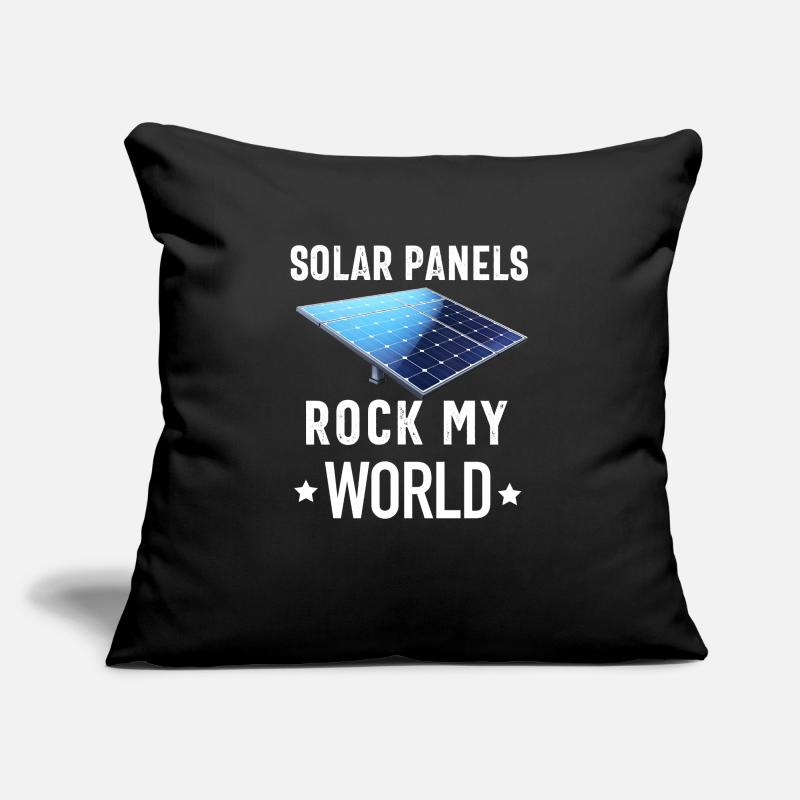 Solar Panel Installer Technician Men Renewable Sofa pillowcase 17,3'' x 17,3'' (45 x 45 cm)