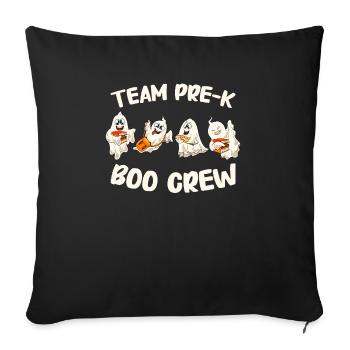 Funny Teacher Halloween Gifts - Sofa pillowcase 17,3'' x 17,3'' (45 x 45 cm) - black - Front