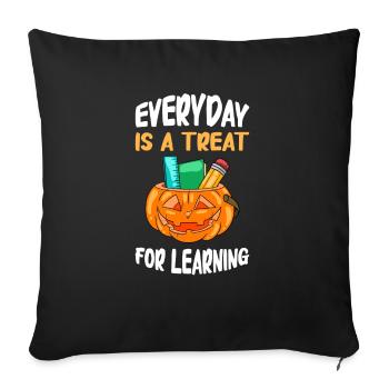Funny Teacher Halloween Gifts - Sofa pillowcase 17,3'' x 17,3'' (45 x 45 cm) - black - Front