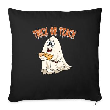 Funny Teacher Halloween Gifts - Sofa pillowcase 17,3'' x 17,3'' (45 x 45 cm) - black - Front