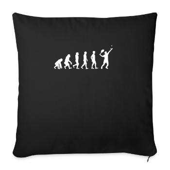 Tennis Player Gift Tennis T-Shirt Tennis - Sofa pillowcase 17,3'' x 17,3'' (45 x 45 cm) - black - Front