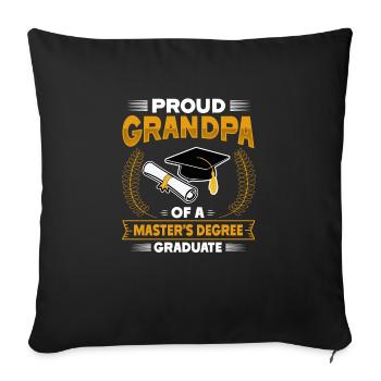 Master's Degree Studium Master Abschluss - Sofakissenbezug 45 x 45 cm - Schwarz - Vorne
