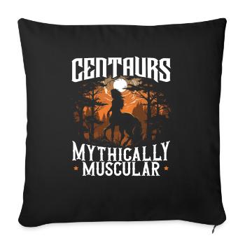 Centaur Mythical Creature Greek Mythology - Sofa pillowcase 17,3'' x 17,3'' (45 x 45 cm) - black - Front