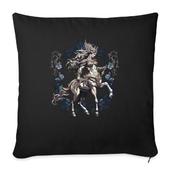 Centaure Créature mythique Mythologie grecque - Housse de coussin décorative 45 x 45 cm - noir - Devant