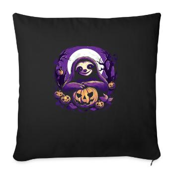 Cute Halloween Sloth Outfit Halloween Party - Sofa pillowcase 17,3'' x 17,3'' (45 x 45 cm) - black - Front