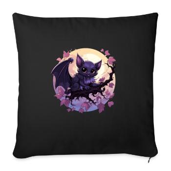 Halloween Chibi Gargoyle Costume Bat Halloween - Sofa pillowcase 17,3'' x 17,3'' (45 x 45 cm) - black - Front