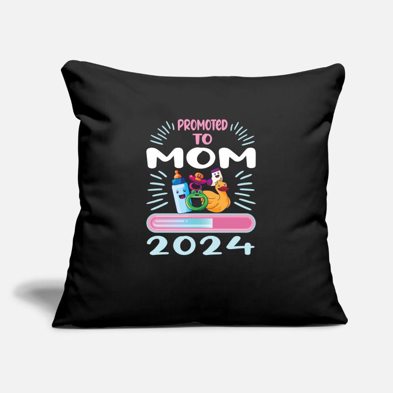 Mama 2024 Werdende Mutter Schwangerschaft Sofakissenbezug 45 x 45 cm